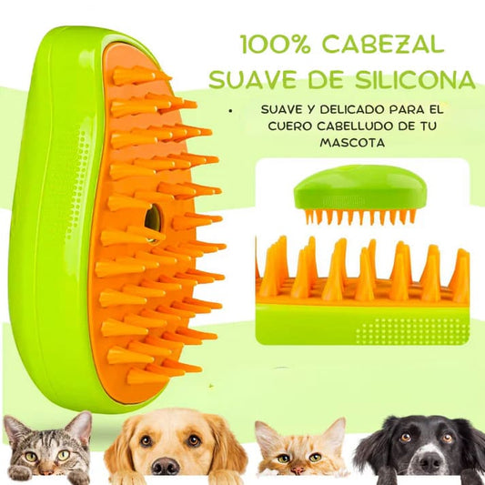 🐾 CEPILLO A VAPOR PARA MASCOTAS